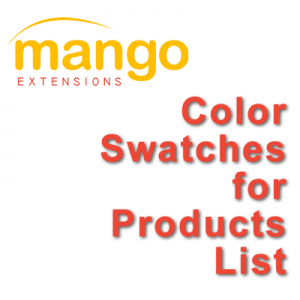 Color Swatches for Products List